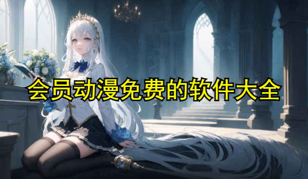 会员动漫免费的软件大全