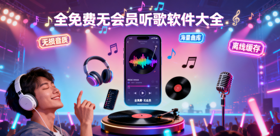 全免费无会员听歌软件大全