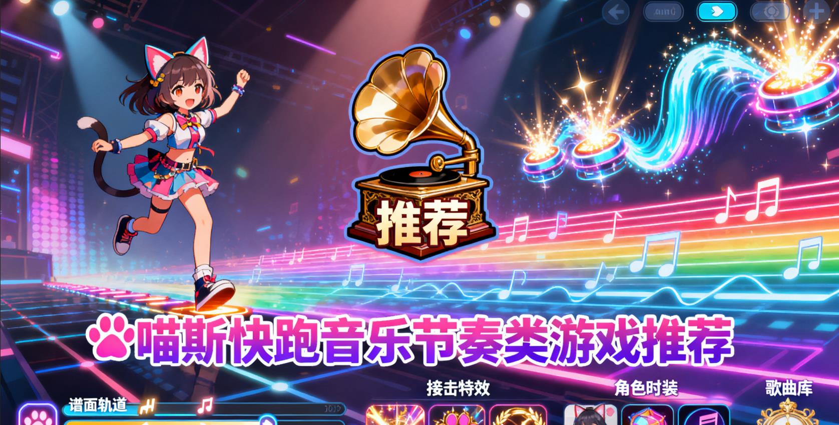 喵斯快跑音乐节奏类游戏推荐