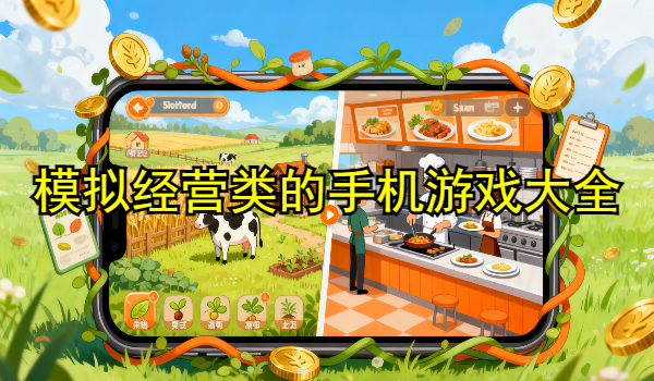 模拟经营类的手机游戏