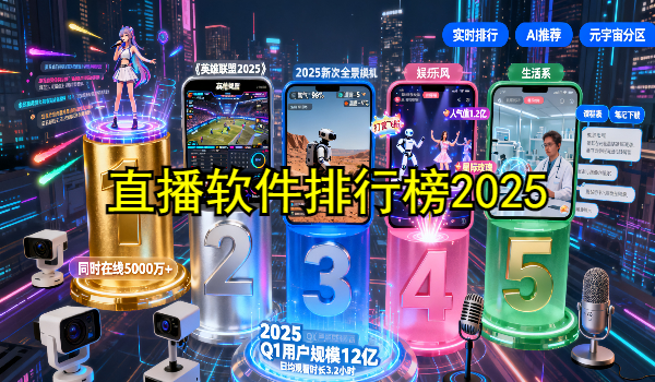 直播软件排行榜2025