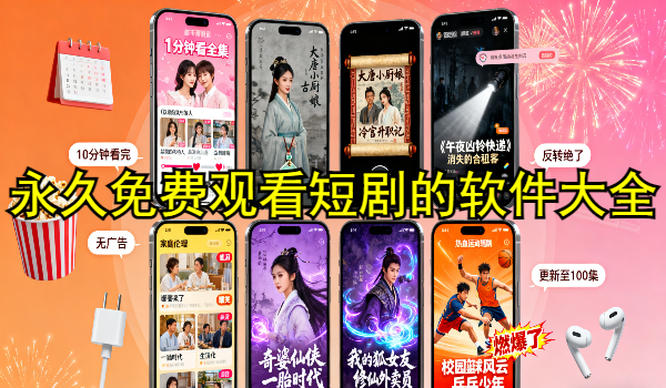 永久免费观看短剧的软件大全