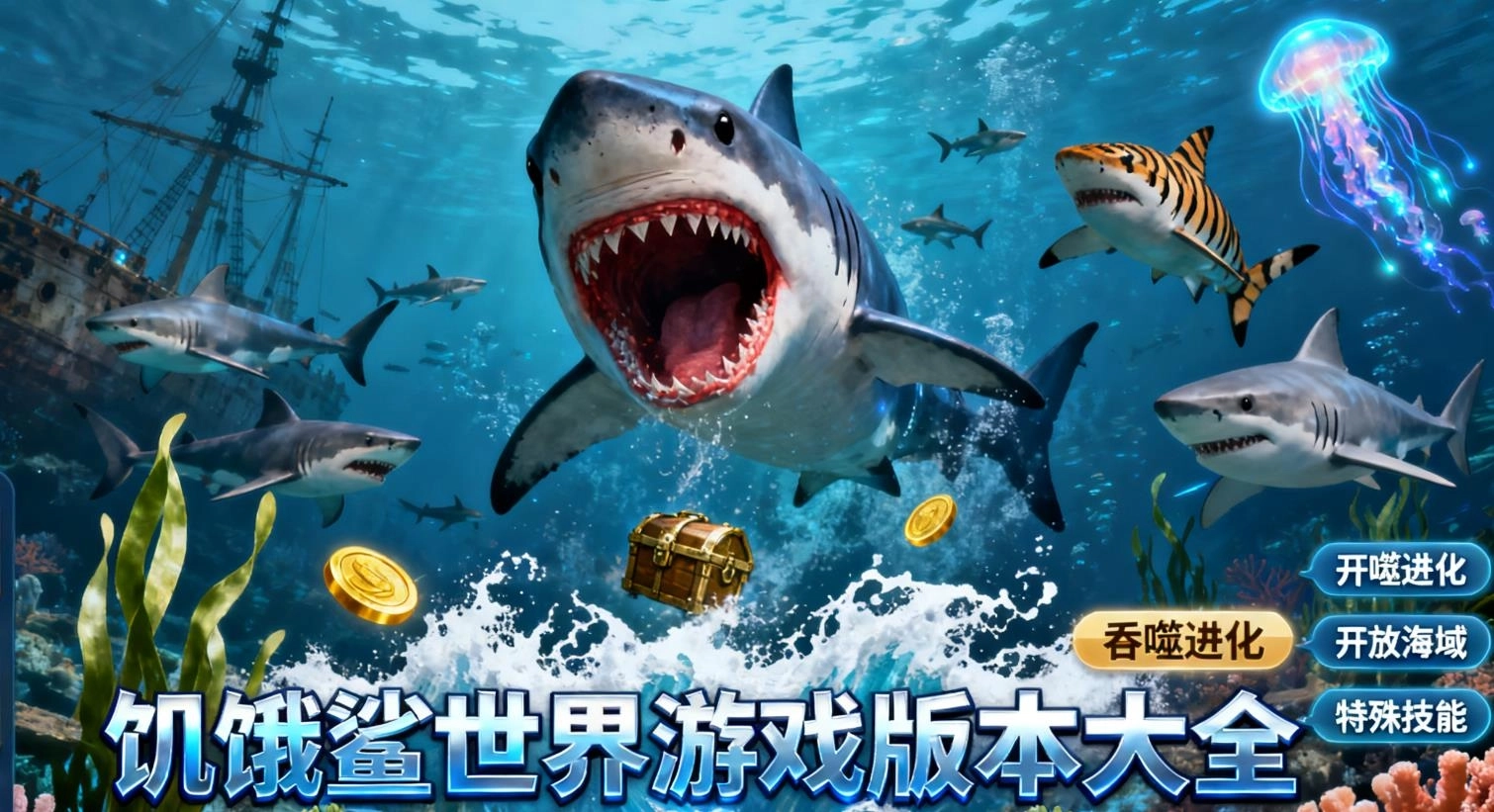 饥饿鲨世界国际服游戏盘点