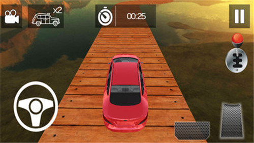 瘋狂的賽車特技截圖1