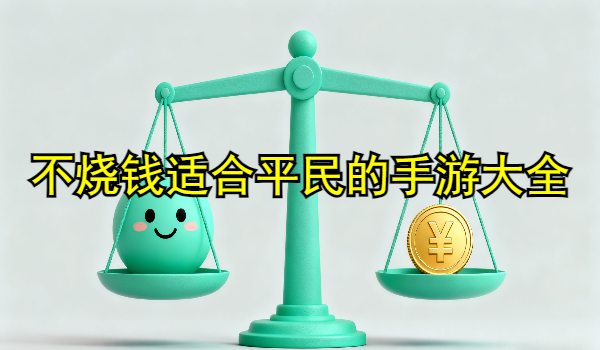 不烧钱适合平民的手游