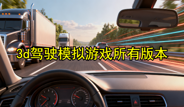 3d驾驶模拟游戏