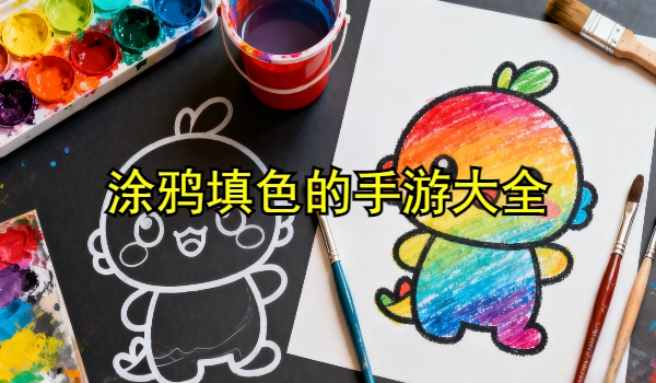 涂鸦填色的手游大全