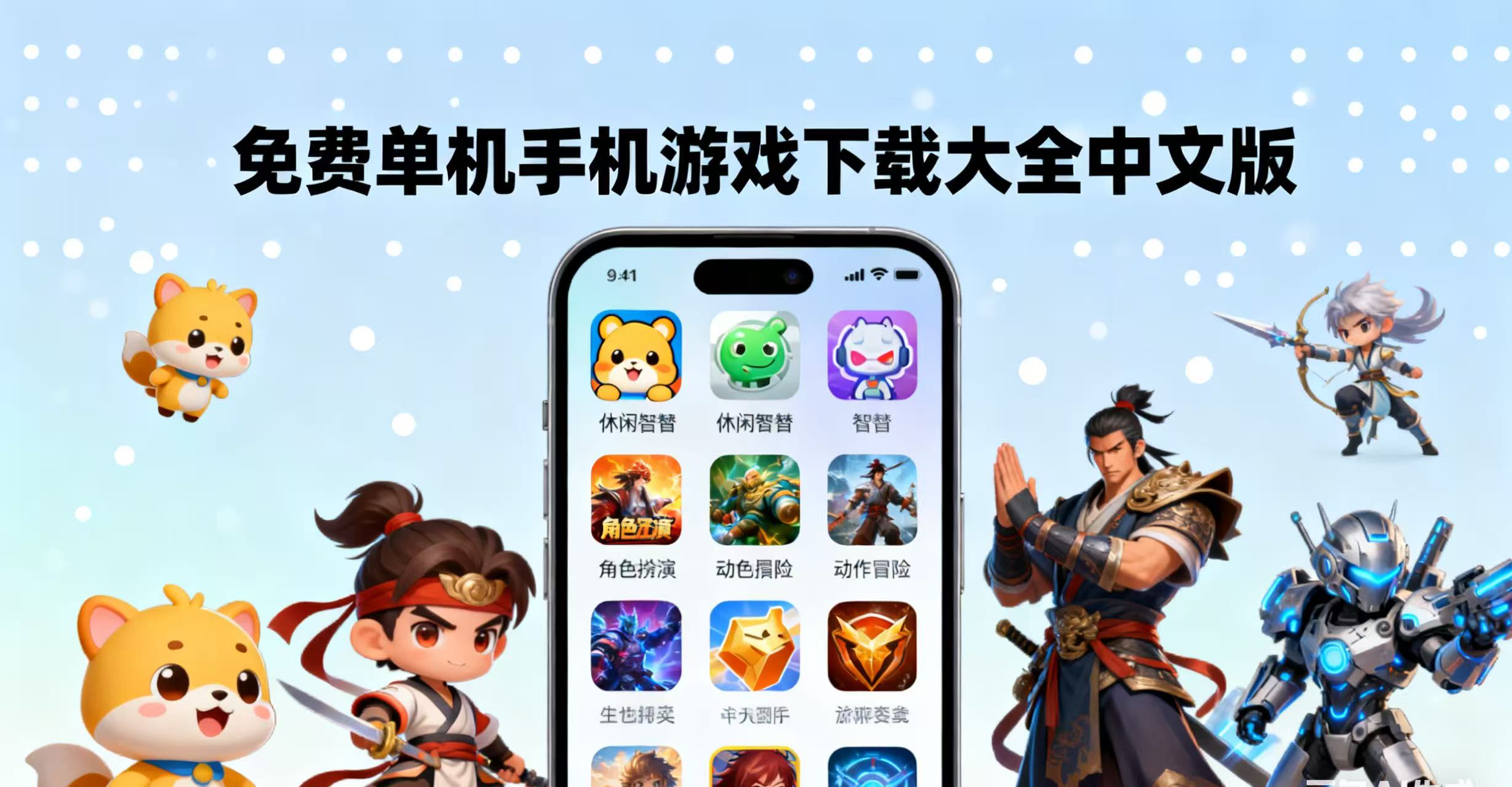 免费单机手机游戏下载大全中文版