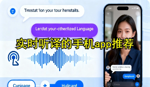 实时听译的手机app推荐