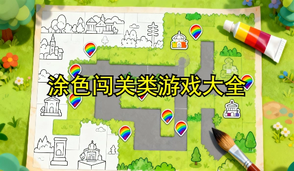 涂色闯关类游戏大全