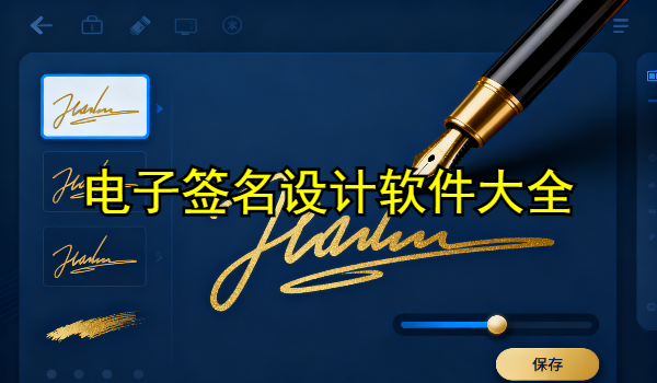 电子签名设计手机app大全
