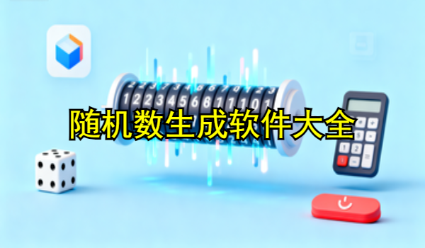 随机数生成手机app大全