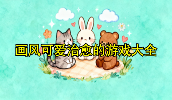 画风可爱治愈的游戏大全