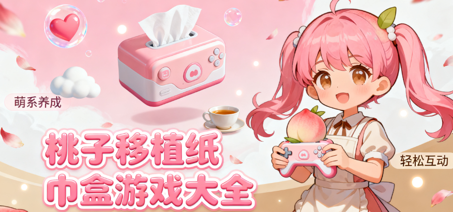 桃子移植纸巾盒像素游戏合集