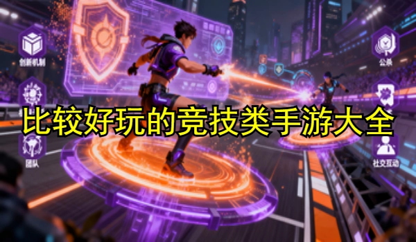 比较好玩的竞技类手游大全
