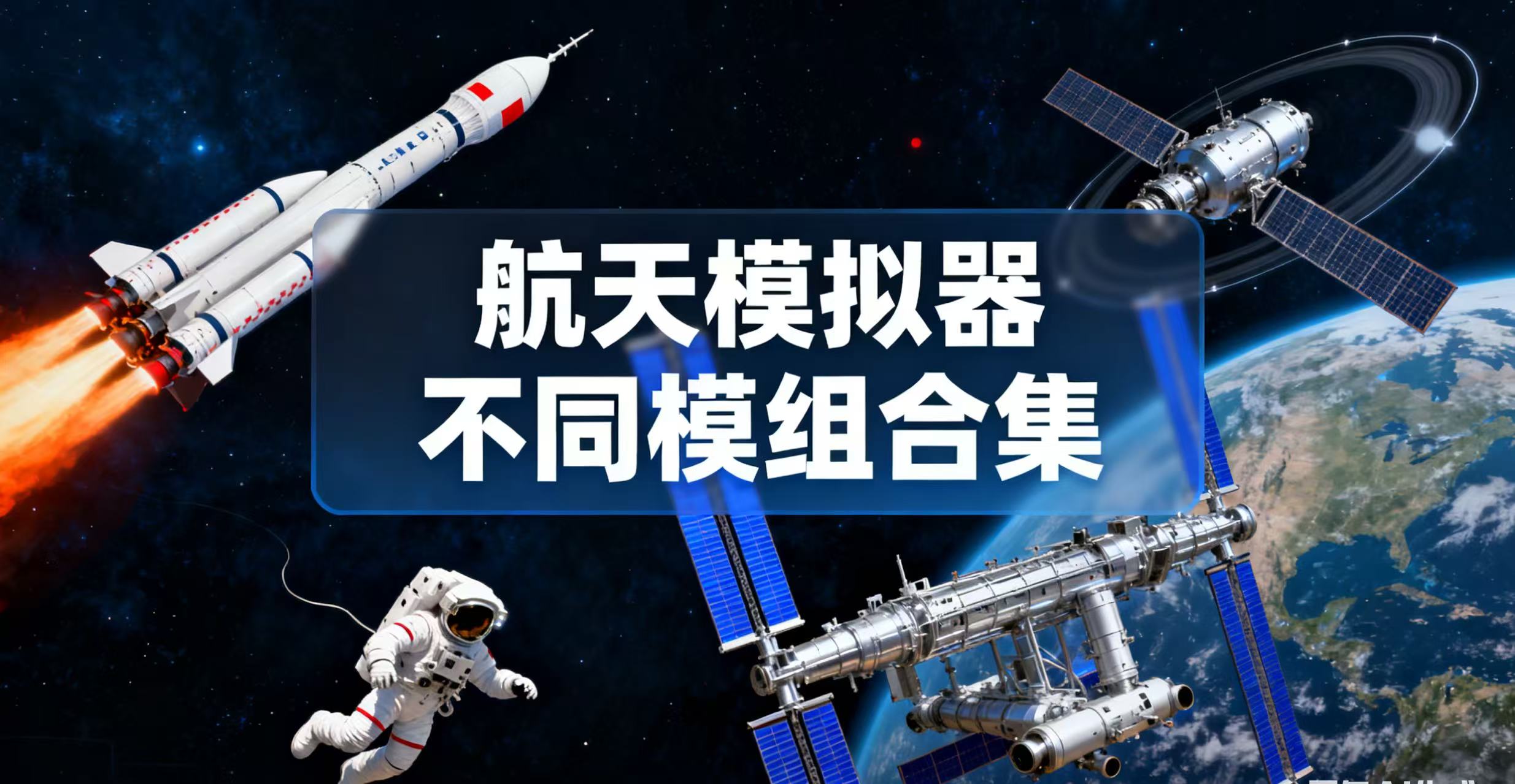 航天模拟器不同模组合集