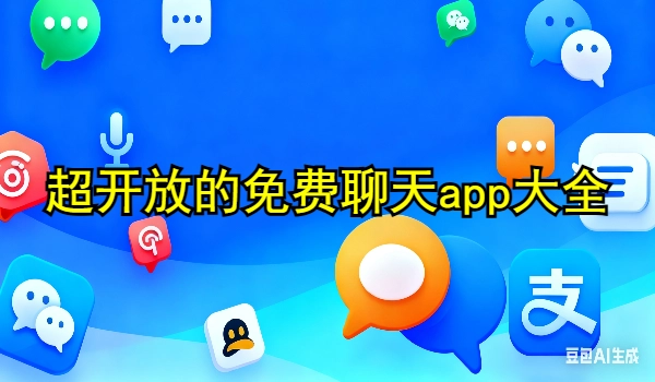 超开放的免费聊天app大全