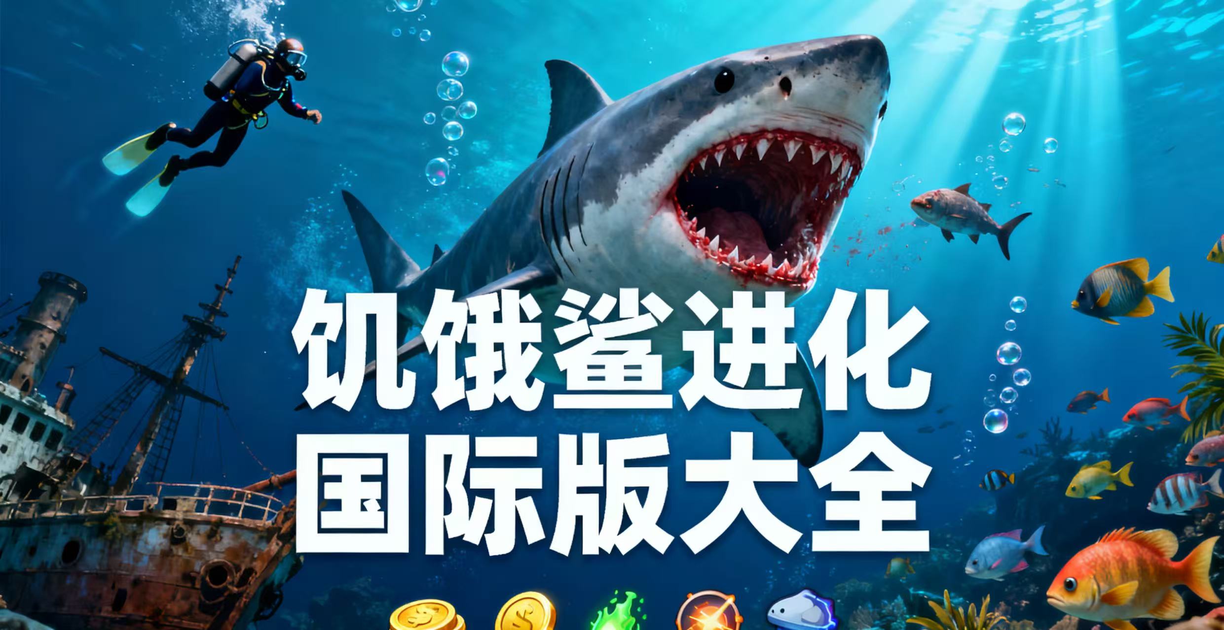 饥饿鲨进化国际版大全