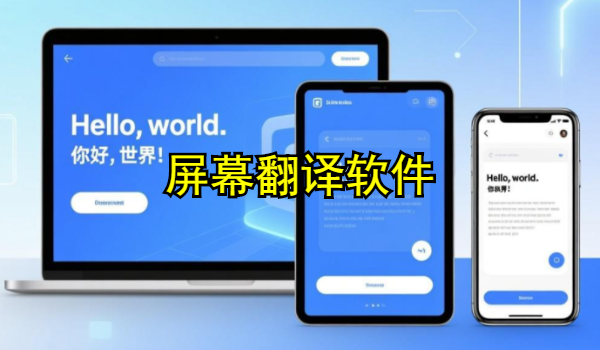 屏幕翻译软件