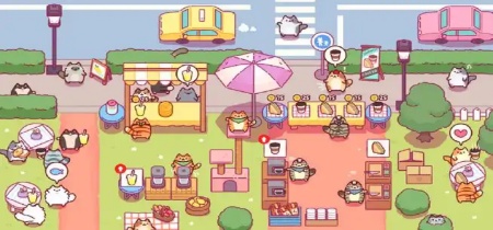 布偶动物的餐厅