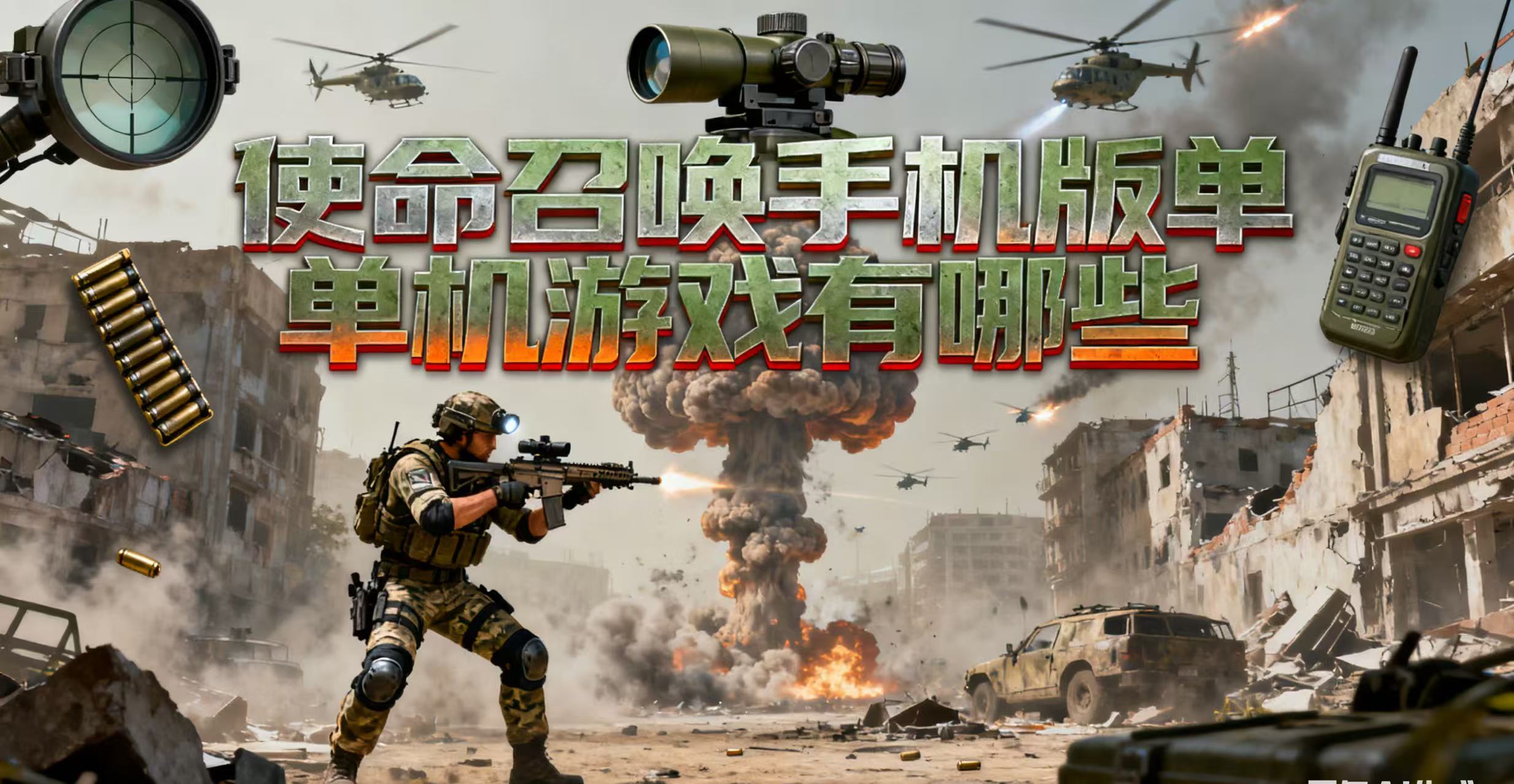 使命召唤手机版单机游戏有哪些