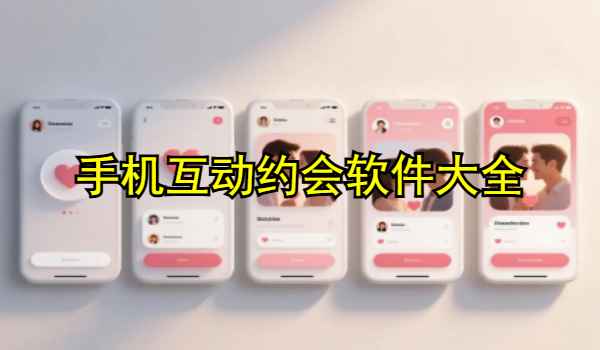 手机互动约会软件大全