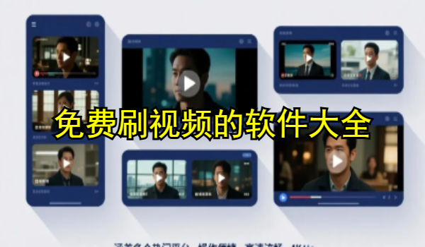 免费刷视频的软件大全