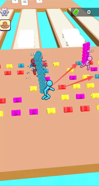 火柴人搬砖搭桥