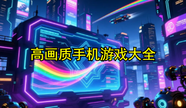 高画质手机游戏大全