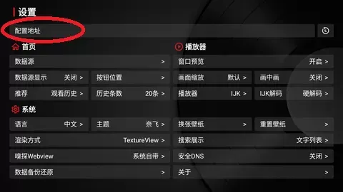 tvbox最新配置地址教程