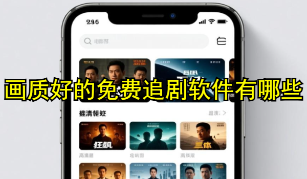 画质好的免费追剧软件有哪些