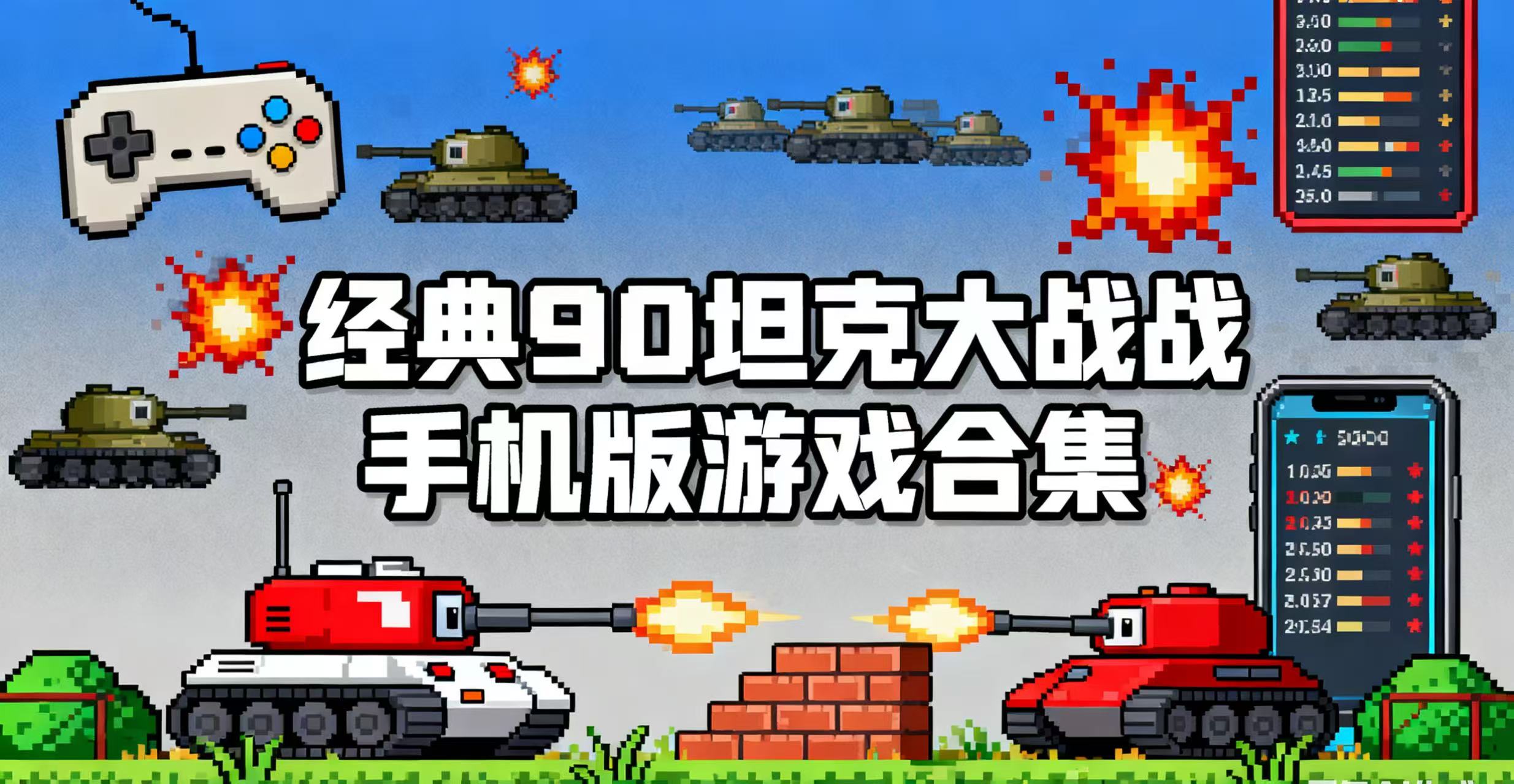 经典90坦克大战手机版游戏合集