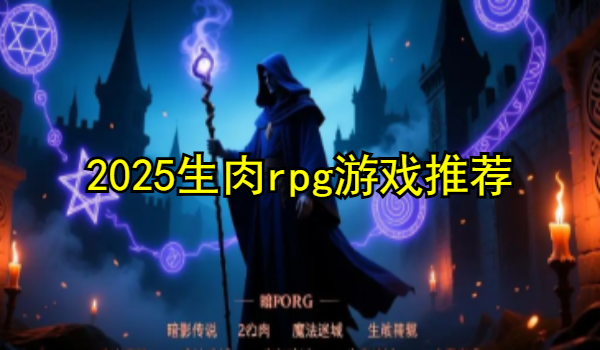 2025生肉rpg游戏推荐