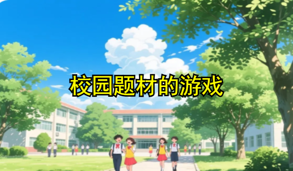 校园题材的游戏