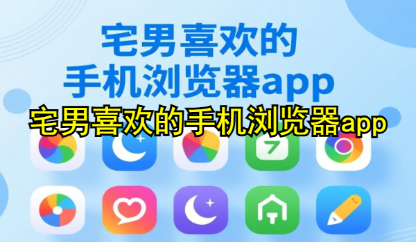 宅男喜欢的手机浏览器app