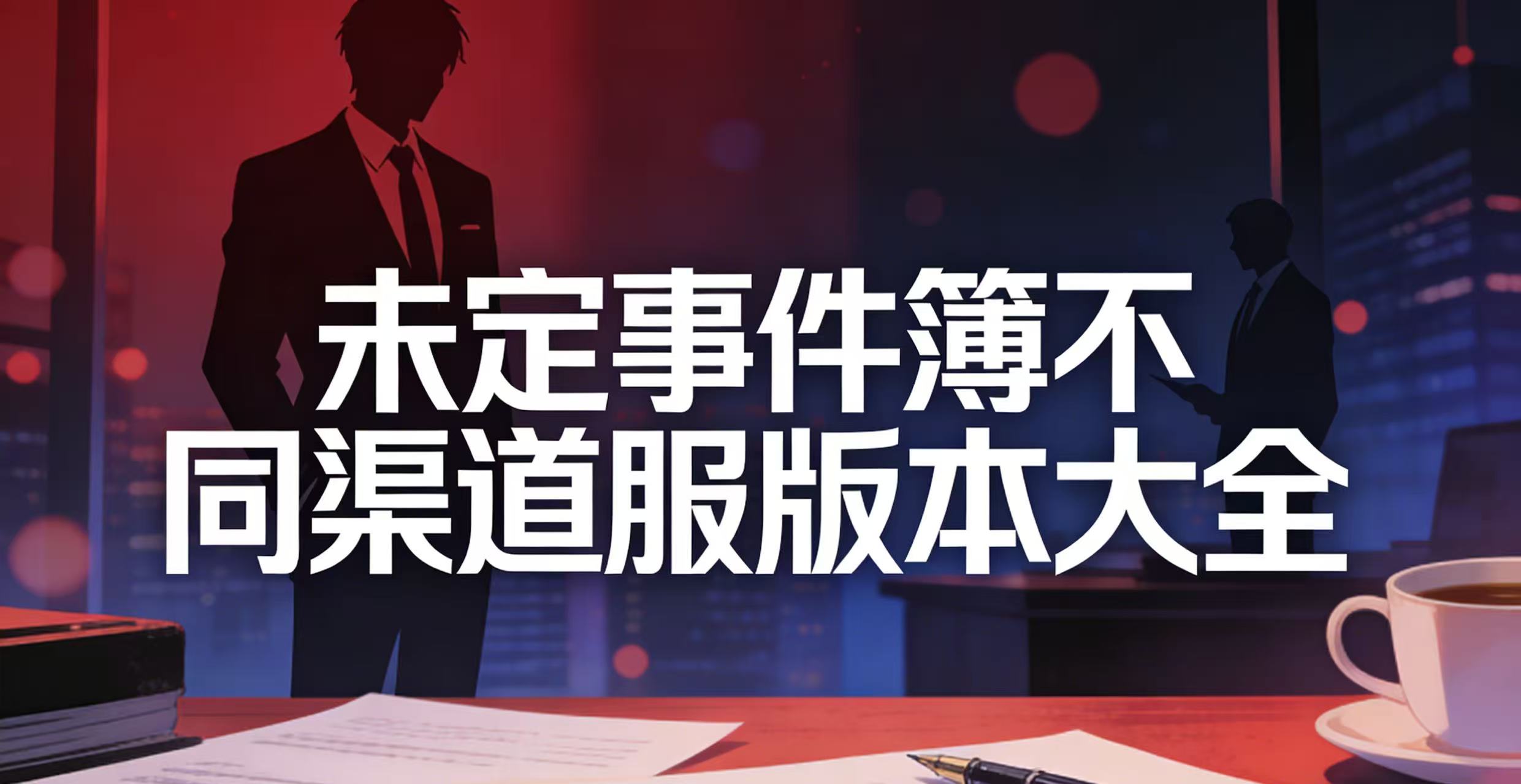 未定事件簿不同渠道服版本大全