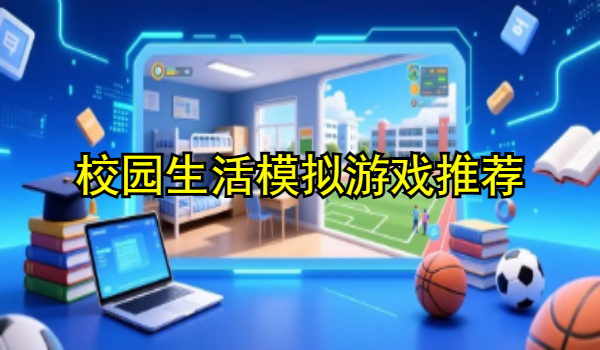 校园生活模拟游戏推荐