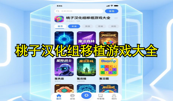 桃子汉化组移植游戏