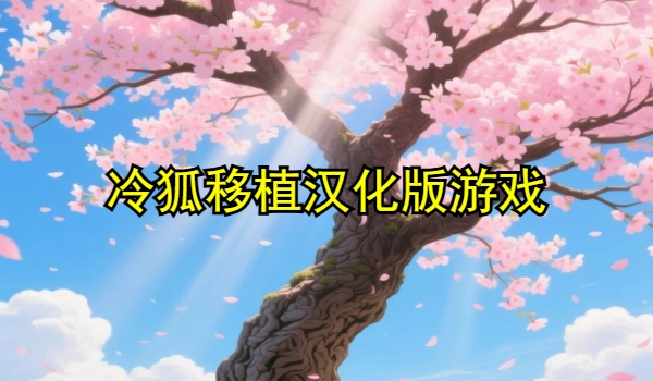 冷狐移植汉化版游戏