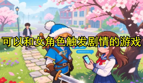 可以和女角色触发剧情的游戏