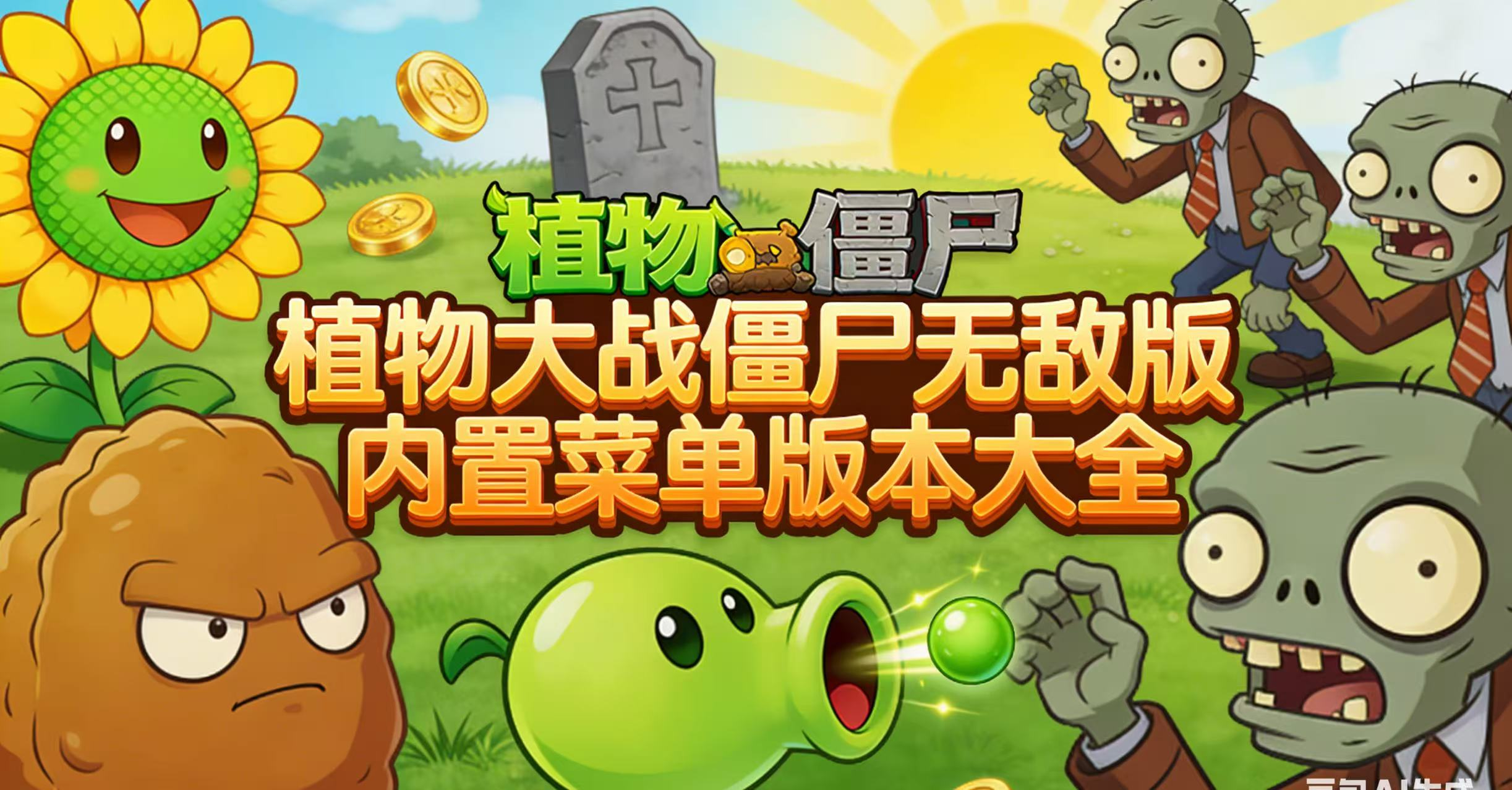 植物大战僵尸无敌版内置菜单版本大全