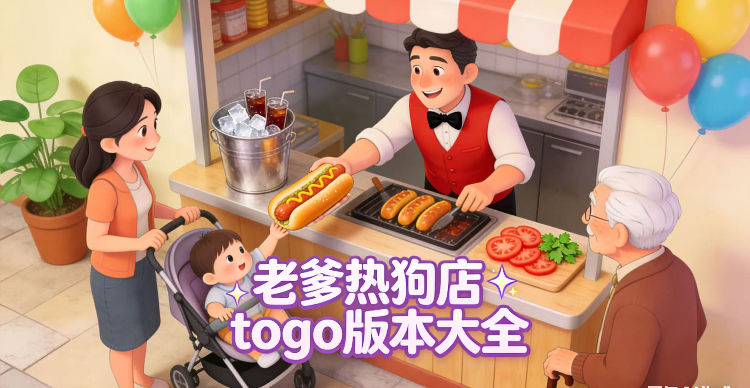 老爹热狗店togo版本大全