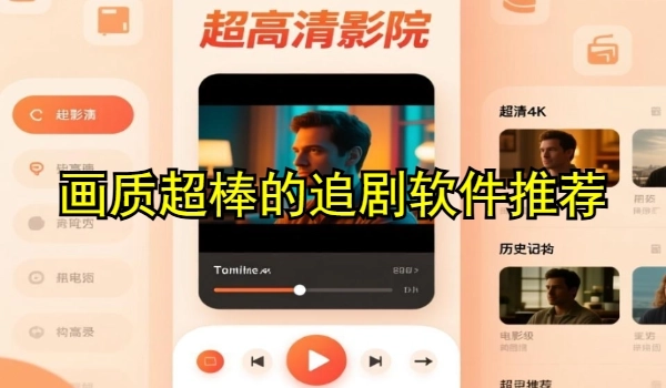 画质超棒的追剧软件