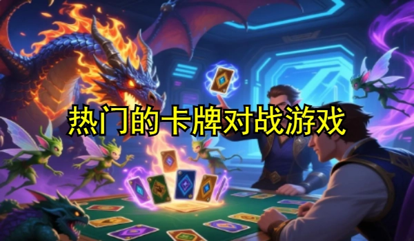 热门的卡牌对战游戏