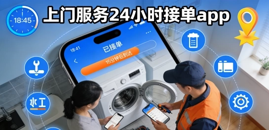 上门服务24小时接单app