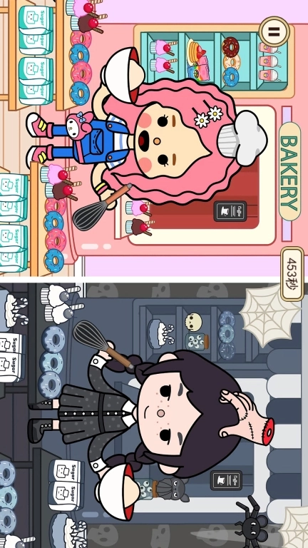 米加小镇装扮-咕卡贴纸装饰