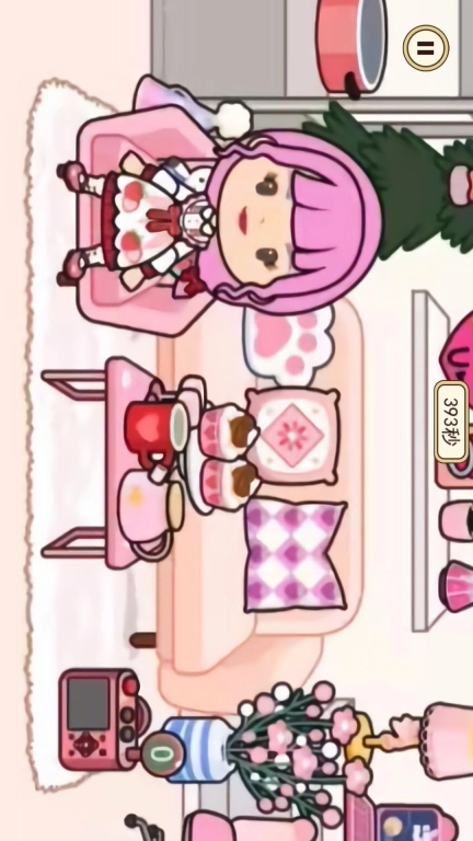 米加小镇装扮-咕卡贴纸装饰