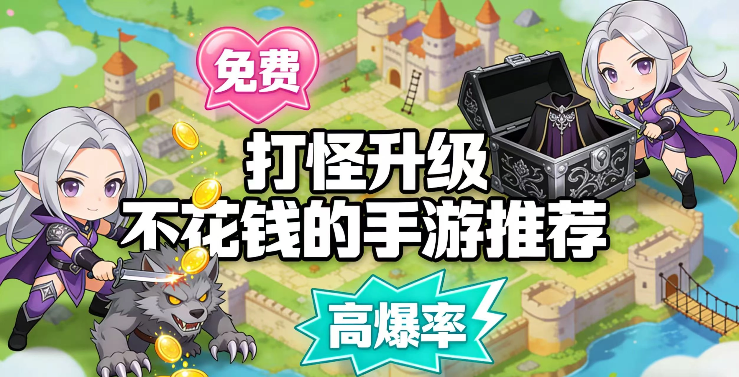 打怪升级不花钱的手游推荐