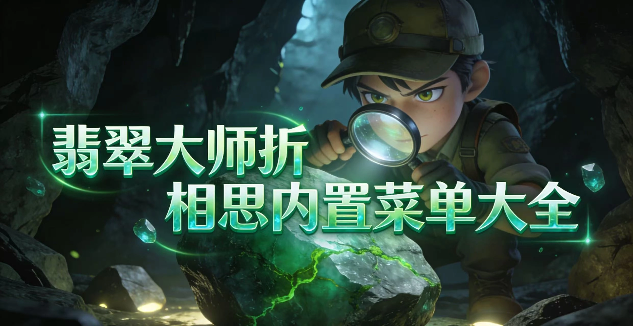 翡翠大师折相思内置菜单大全