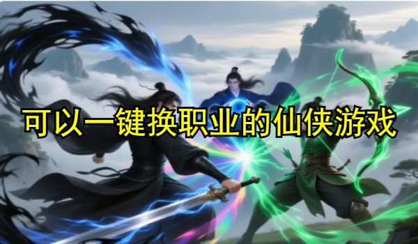可以一键换职业的仙侠游戏